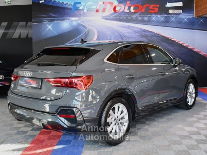 Audi Q3 Sportback S-Line Design Luxe 35 TFSI 150 S-Tronic GPS Virtual Cuir Attelage Hayon ACC Induction Pré Sense Drive JA 18 - 33
