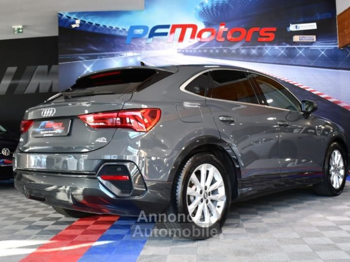Audi Q3 Sportback S-Line Design Luxe 35 TFSI 150 S-Tronic GPS Virtual Cuir Attelage Hayon ACC Induction Pré Sense Drive JA 18 - 34