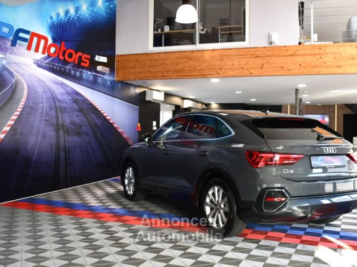 Audi Q3 Sportback S-Line Design Luxe 35 TFSI 150 S-Tronic GPS Virtual Cuir Attelage Hayon ACC Induction Pré Sense Drive JA 18 - 36