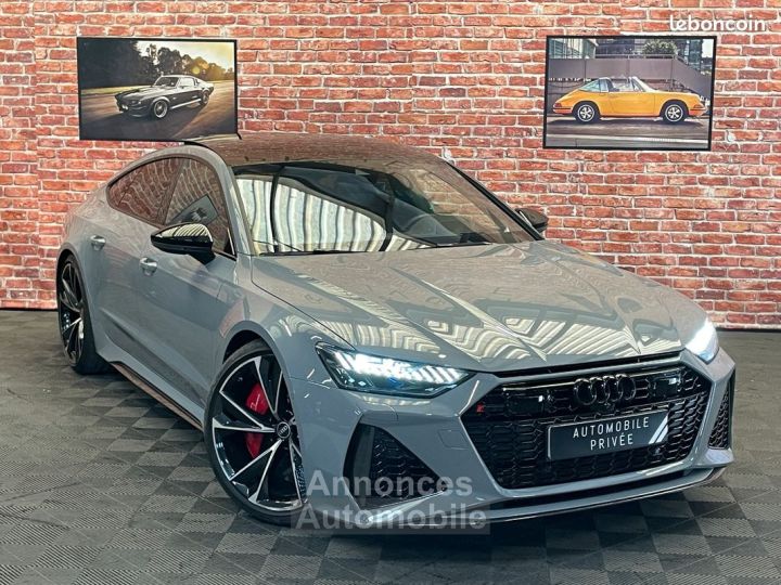 Audi RS7 II V8 40 TFSI 600 cv ( RS 7 ) PACK CARBONE B&O 3D CERAMIQUES GRIS NARDO VEHICULE FRANCAISE - 1