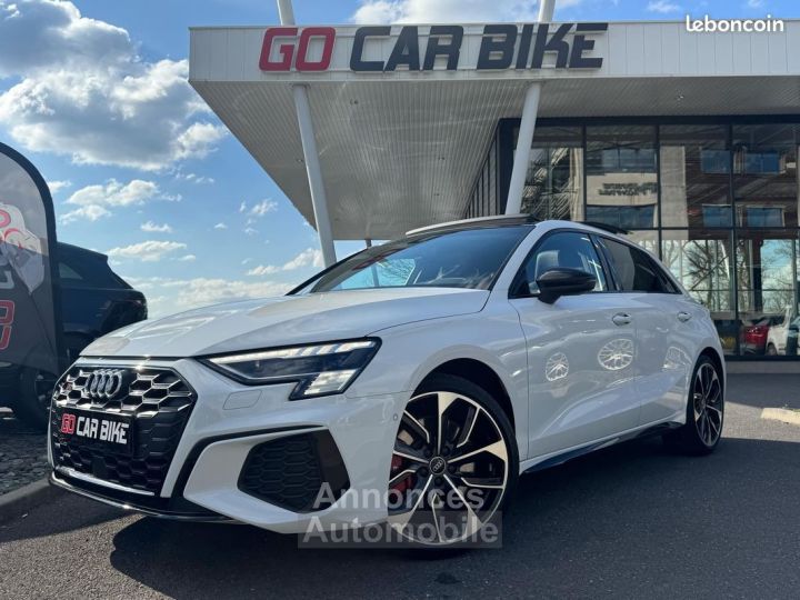 Audi S3 Sportback 20 TFSI 310CH Garantie 6 ans Malus inclus Pack Black Toit ouvrant panoramique Hayon électrique Sièges Cuir chauffants Sono Bang & Olufsen 1 - 1