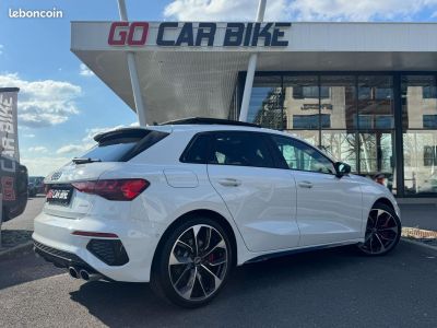 Audi S3 Sportback 20 TFSI 310CH Garantie 6 ans Malus inclus Pack Black Toit ouvrant panoramique Hayon électrique Sièges Cuir chauffants Sono Bang & Olufsen 1   - 3