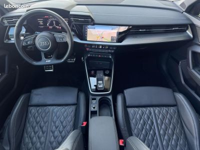 Audi S3 Sportback 20 TFSI 310CH Garantie 6 ans Malus inclus Pack Black Toit ouvrant panoramique Hayon électrique Sièges Cuir chauffants Sono Bang & Olufsen 1   - 4