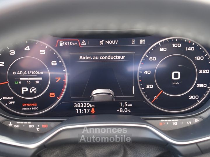 Audi TT Roadster 45 TFSI 245CH S LINE QUATTRO S TRONIC 7 - 8