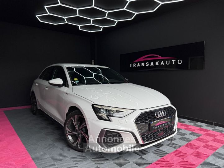 Audi A3 Sportback 35 TDI 150 S tronic 7 S Line / CARNET COMPLET / CAMERA AR / TRES BON ETAT - 1