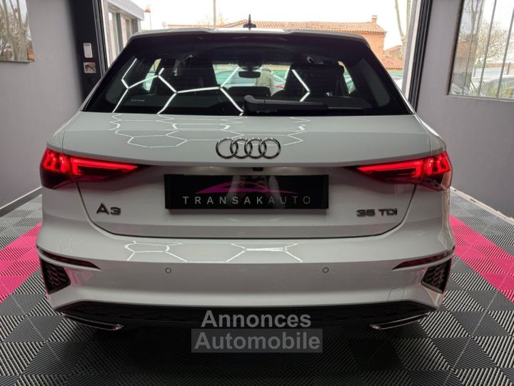 Audi A3 Sportback 35 TDI 150 S tronic 7 S Line / CARNET COMPLET / CAMERA AR / TRES BON ETAT - 5