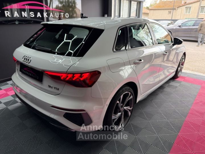 Audi A3 Sportback 35 TDI 150 S tronic 7 S Line / CARNET COMPLET / CAMERA AR / TRES BON ETAT - 6