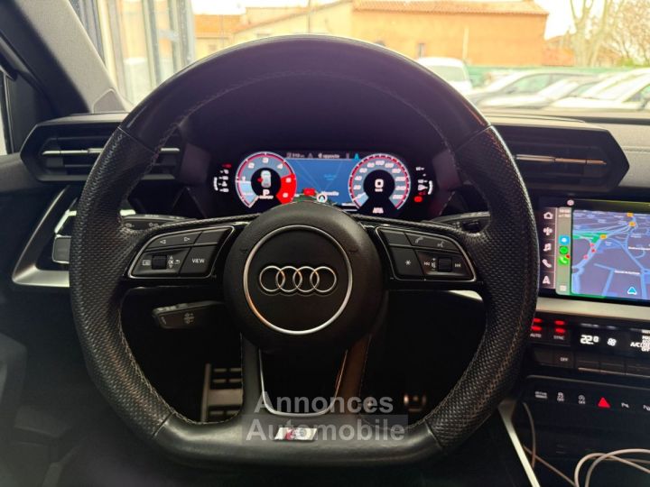 Audi A3 Sportback 35 TDI 150 S tronic 7 S Line / CARNET COMPLET / CAMERA AR / TRES BON ETAT - 13