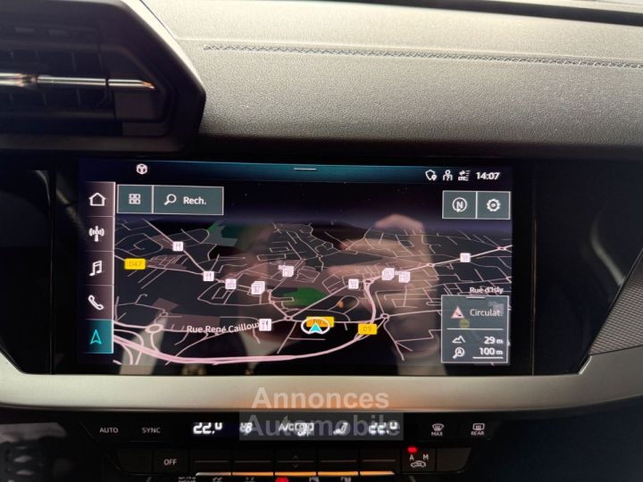 Audi A3 Sportback 35 TDI 150 S tronic 7 S Line / CARNET COMPLET / CAMERA AR / TRES BON ETAT - 19