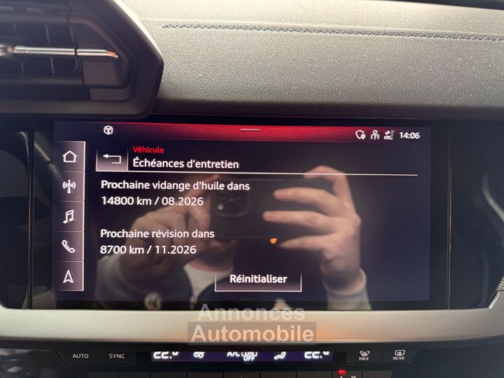 Audi A3 Sportback 35 TDI 150 S tronic 7 S Line / CARNET COMPLET / CAMERA AR / TRES BON ETAT - 20