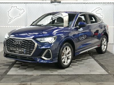 Audi Q3 Sportback NEW HYBRID 45TFSI e 245 S LINE 1° MAIN FRANCAIS TVA RECUPERABLE GPS 16-9 XENON CAMERA DE RECUL VOLANT HAYON ELECTRIQUE SELLERIE CUIR JA18 LOA LLD   - 1