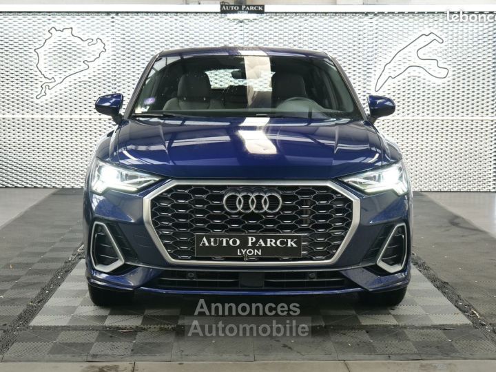 Audi Q3 Sportback NEW HYBRID 45TFSI e 245 S LINE 1° MAIN FRANCAIS TVA RECUPERABLE GPS 16-9 XENON CAMERA DE RECUL VOLANT HAYON ELECTRIQUE SELLERIE CUIR JA18 LOA LLD - 2