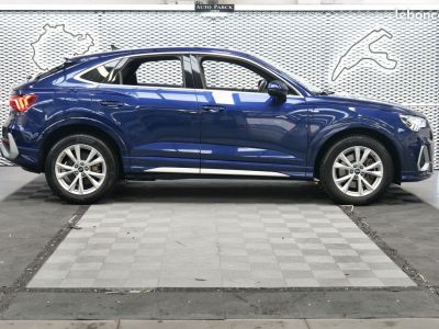 Audi Q3 Sportback NEW HYBRID 45TFSI e 245 S LINE 1° MAIN FRANCAIS TVA RECUPERABLE GPS 16-9 XENON CAMERA DE RECUL VOLANT HAYON ELECTRIQUE SELLERIE CUIR JA18 LOA LLD   - 3