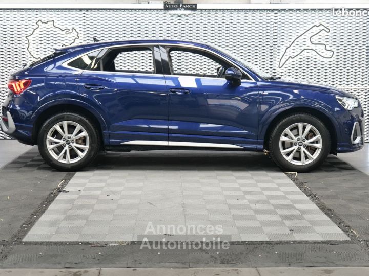 Audi Q3 Sportback NEW HYBRID 45TFSI e 245 S LINE 1° MAIN FRANCAIS TVA RECUPERABLE GPS 16-9 XENON CAMERA DE RECUL VOLANT HAYON ELECTRIQUE SELLERIE CUIR JA18 LOA LLD - 3