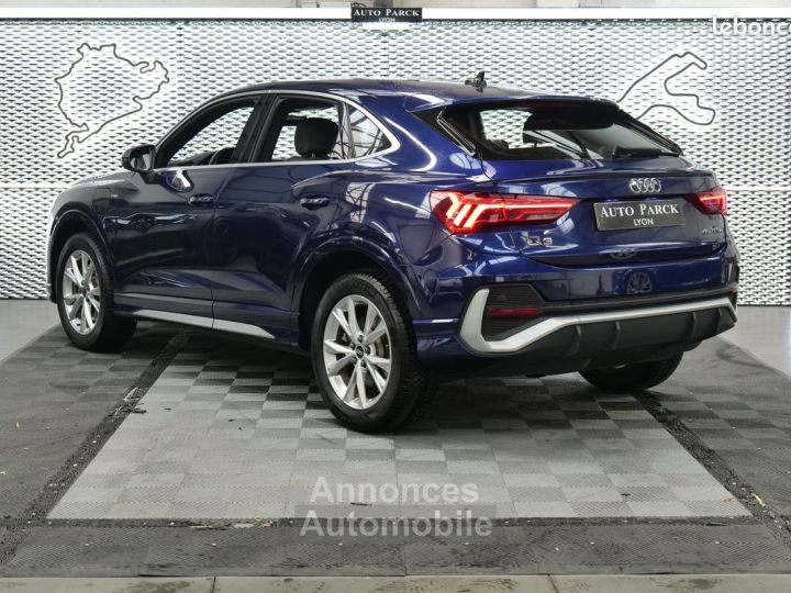 Audi Q3 Sportback NEW HYBRID 45TFSI e 245 S LINE 1° MAIN FRANCAIS TVA RECUPERABLE GPS 16-9 XENON CAMERA DE RECUL VOLANT HAYON ELECTRIQUE SELLERIE CUIR JA18 LOA LLD - 4