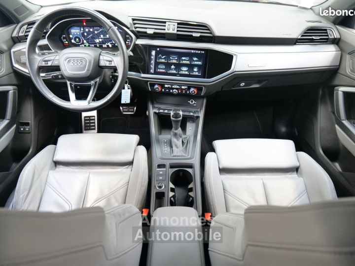 Audi Q3 Sportback NEW HYBRID 45TFSI e 245 S LINE 1° MAIN FRANCAIS TVA RECUPERABLE GPS 16-9 XENON CAMERA DE RECUL VOLANT HAYON ELECTRIQUE SELLERIE CUIR JA18 LOA LLD - 6