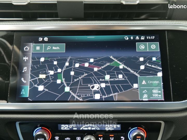 Audi Q3 Sportback NEW HYBRID 45TFSI e 245 S LINE 1° MAIN FRANCAIS TVA RECUPERABLE GPS 16-9 XENON CAMERA DE RECUL VOLANT HAYON ELECTRIQUE SELLERIE CUIR JA18 LOA LLD - 8
