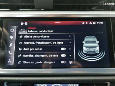 Audi Q3 Sportback NEW HYBRID 45TFSI e 245 S LINE 1° MAIN FRANCAIS TVA RECUPERABLE GPS 16-9 XENON CAMERA DE RECUL VOLANT HAYON ELECTRIQUE SELLERIE CUIR JA18 LOA LLD   - 10