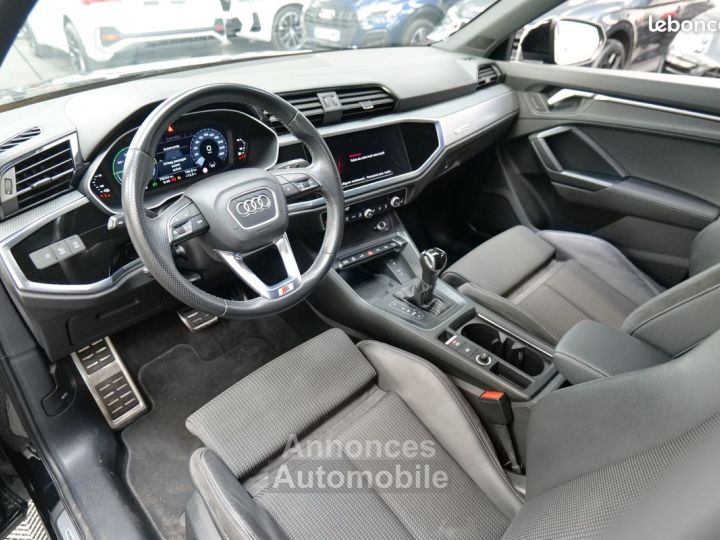 Audi Q3 Sportback NEW HYBRID 45TFSI e 245 S LINE 1° MAIN FRANCAIS TVA RECUPERABLE GPS 16-9 VIRTUAL COCKPIT XENON CAMERA 360° HAYON ELECTRIQUE CHARGEUR INDUCTION JA21 LO - 7