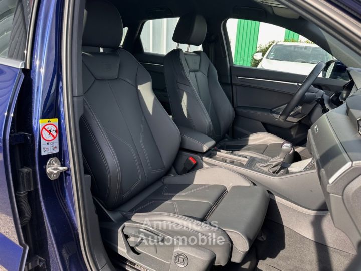 Audi Q3 Sportback 45 TFSIe 245 ch S tronic 6 S line - CAM 360 - 1ERE MAIN - CARPLAY - GARANTIE 2026 - 12
