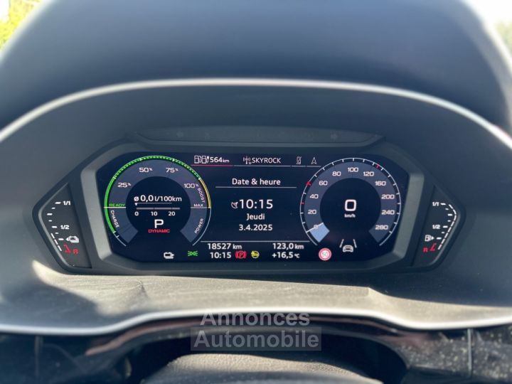 Audi Q3 Sportback 45 TFSIe 245 ch S tronic 6 S line - CAM 360 - 1ERE MAIN - CARPLAY - GARANTIE 2026 - 26