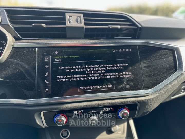 Audi Q3 Sportback 45 TFSIe 245 ch S tronic 6 S line - CAM 360 - 1ERE MAIN - CARPLAY - GARANTIE 2026 - 36