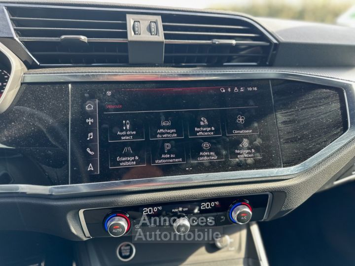 Audi Q3 Sportback 45 TFSIe 245 ch S tronic 6 S line - CAM 360 - 1ERE MAIN - CARPLAY - GARANTIE 2026 - 37