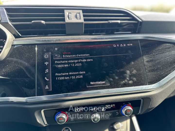 Audi Q3 Sportback 45 TFSIe 245 ch S tronic 6 S line - CAM 360 - 1ERE MAIN - CARPLAY - GARANTIE 2026 - 38
