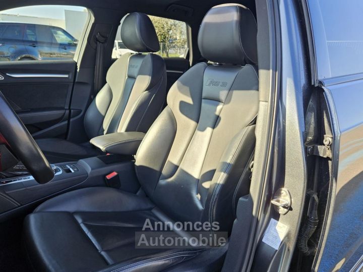 Audi RS3 SportBack Quattro 25 TFSI - 367 - BV S-tronic - Echappement RS %2B TO - Carnet full - 15