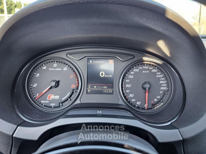 Audi RS3 SportBack Quattro 25 TFSI - 367 - BV S-tronic - Echappement RS %2B TO - Carnet full - 25