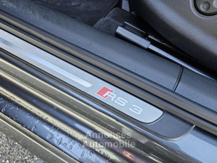 Audi RS3 SportBack Quattro 25 TFSI - 367 - BV S-tronic - Echappement RS %2B TO - Carnet full - 36