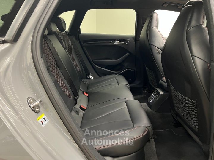 Audi RS3 Sportback 25 TFSI 400ch Origine France / Matrix / Bang & Olufsen / Sièges RS / Suivi - 13