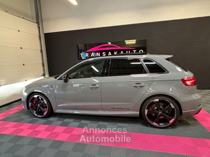 Audi RS3 SPORTBACK 25 TFSI 400 S tronic 7 Quattro / SUIVI COMPLET / VIDANGE PONT, BOITE, MOTEUR DE MARS 2025 - 2