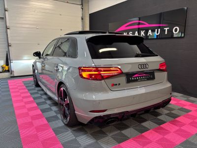 Audi RS3 SPORTBACK 25 TFSI 400 S tronic 7 Quattro / SUIVI COMPLET / VIDANGE PONT, BOITE, MOTEUR DE MARS 2025   - 3