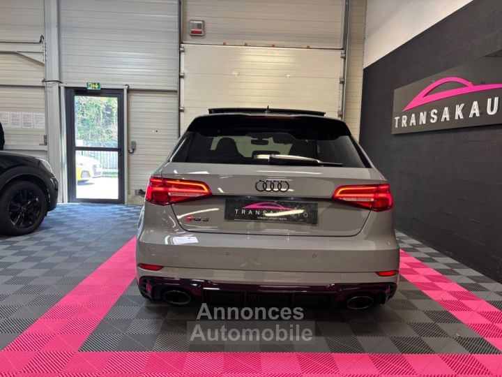 Audi RS3 SPORTBACK 25 TFSI 400 S tronic 7 Quattro / SUIVI COMPLET / VIDANGE PONT, BOITE, MOTEUR DE MARS 2025 - 4