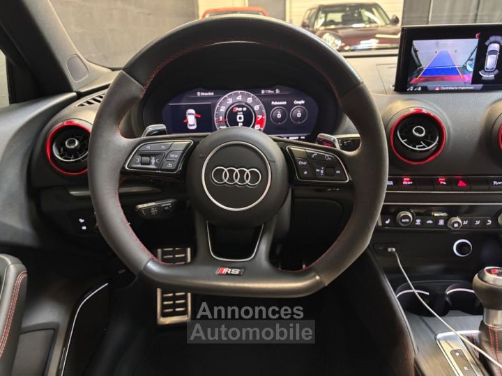 Audi RS3 SPORTBACK 25 TFSI 400 S tronic 7 Quattro / SUIVI COMPLET / VIDANGE PONT, BOITE, MOTEUR DE MARS 2025 - 11