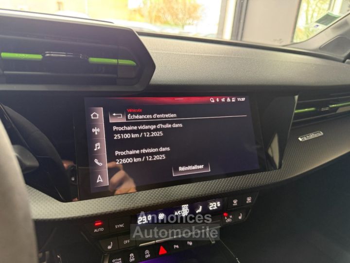 Audi RS3 BERLINE 25 TFSI 400 S tronic 7 Quattro/FULL OPTIONS/CERAMIQUE/CARTE GRISE FRANCAISE - 21