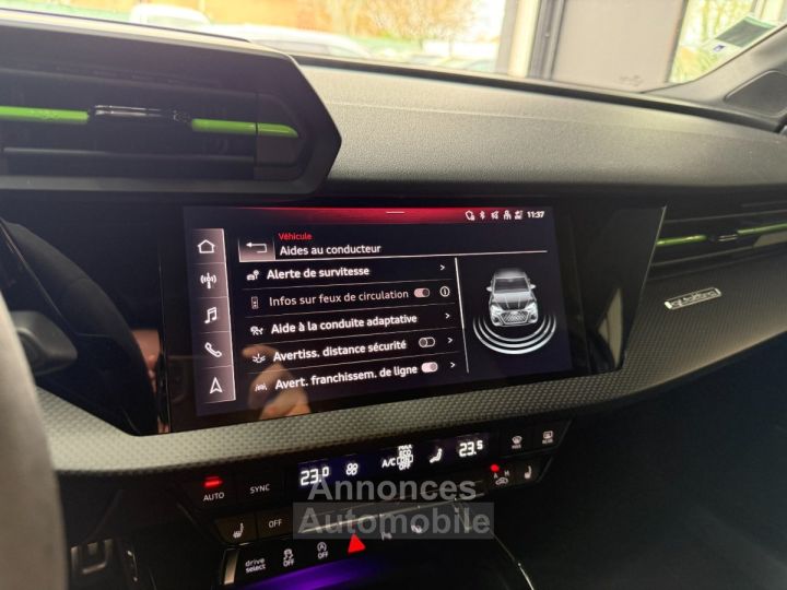 Audi RS3 BERLINE 25 TFSI 400 S tronic 7 Quattro/FULL OPTIONS/CERAMIQUE/CARTE GRISE FRANCAISE - 23