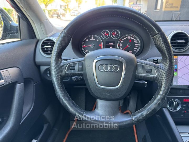 Audi A3 Sportback 20 TDI 140 DPF Ambition APPLE CARPLAY / ANDROID AUTO / DISTRIBUTION OK - 10