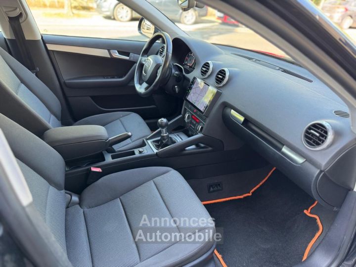 Audi A3 Sportback 20 TDI 140 DPF Ambition APPLE CARPLAY / ANDROID AUTO / DISTRIBUTION OK - 15