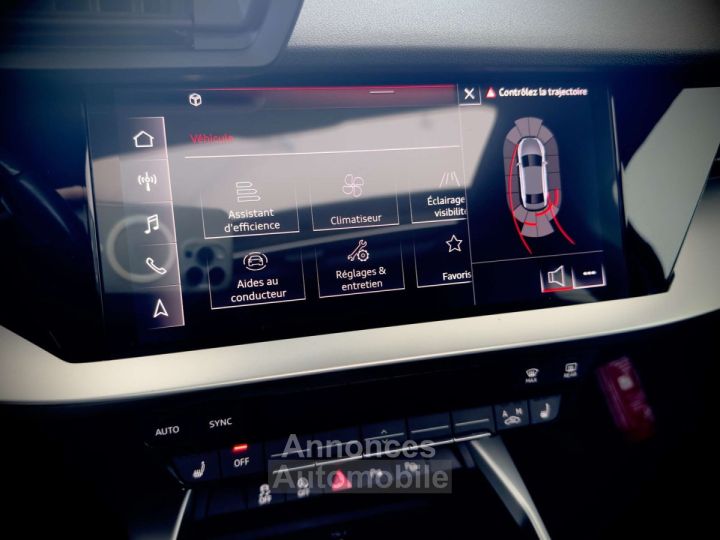 Audi A3 15TFSI SPORT 1ERPRO TO GPS COCKPIT CUIR PDC TVA - 12