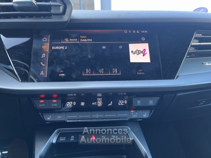 Audi S3 BERLINE 20 TFSI 310CH QUATTRO S TRONIC 7 - 10