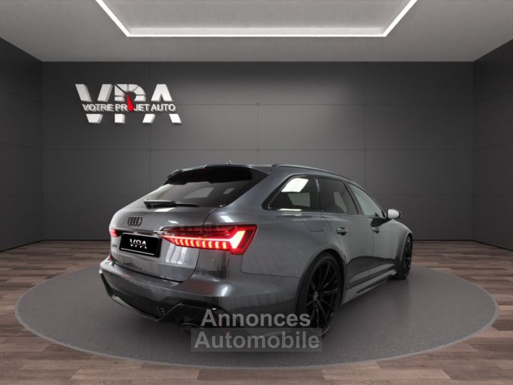 Audi RS6 Avant 40 TFSI quattro – 600 ch – Bang &amp; Olufsen – Phares Laser - Carplay - Virtual Cockpit - 5