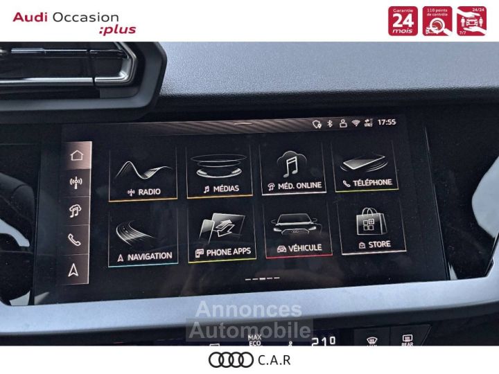 Audi A3 Sportback 40 TFSI e Hybride rechargeable 204 S tronic 6 S line - 14
