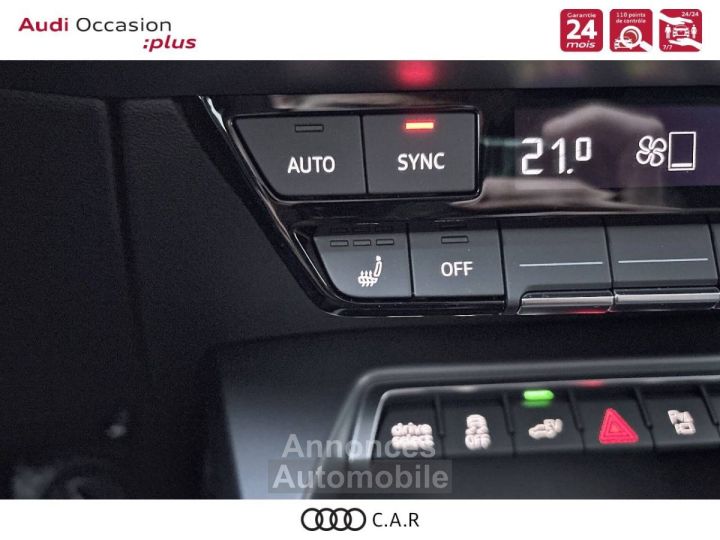 Audi A3 Sportback 40 TFSI e Hybride rechargeable 204 S tronic 6 S line - 18