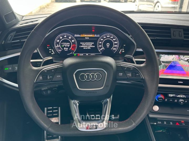 Audi RS Q3 SPORTBACK 400 ch 25 TFSI Stronic 7 Quattro ~ Pack ~ Pack Carbone int ~ Toit ouvrant ~ Bang Olufsen - 12
