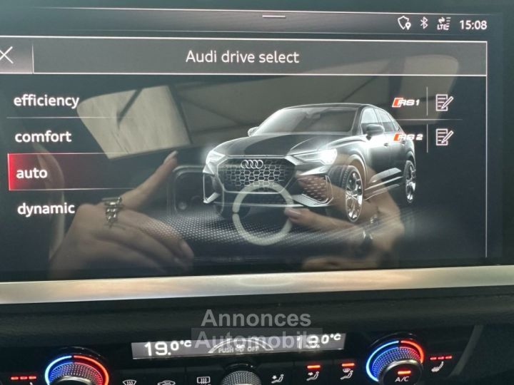 Audi RS Q3 SPORTBACK 400 ch 25 TFSI Stronic 7 Quattro ~ Pack ~ Pack Carbone int ~ Toit ouvrant ~ Bang Olufsen - 37