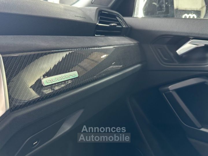 Audi RS Q3 SPORTBACK 400 ch 25 TFSI Stronic 7 Quattro ~ Pack ~ Pack Carbone int ~ Toit ouvrant ~ Bang Olufsen - 40