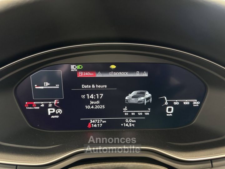 Audi A5 CABRIOLET Cabriolet 40 TFSI 190 S tronic 7 S Line - 27