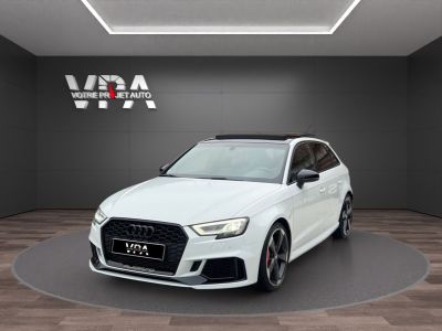 Audi RS3  SPORTBACK 25TFSI 400 CH QUATTRO TOIT OUVRANT &amp; PANORAMIQUE S-TRONIC 7 SIEGES SPORT &amp; CHAUFFANTS   - 1